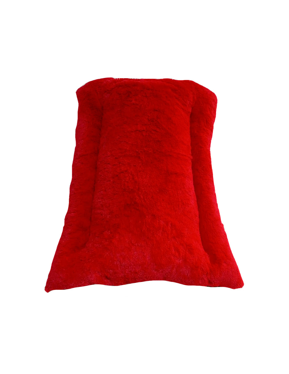 Cama Rectangular Grande, Suave y Antiestrés para Perro