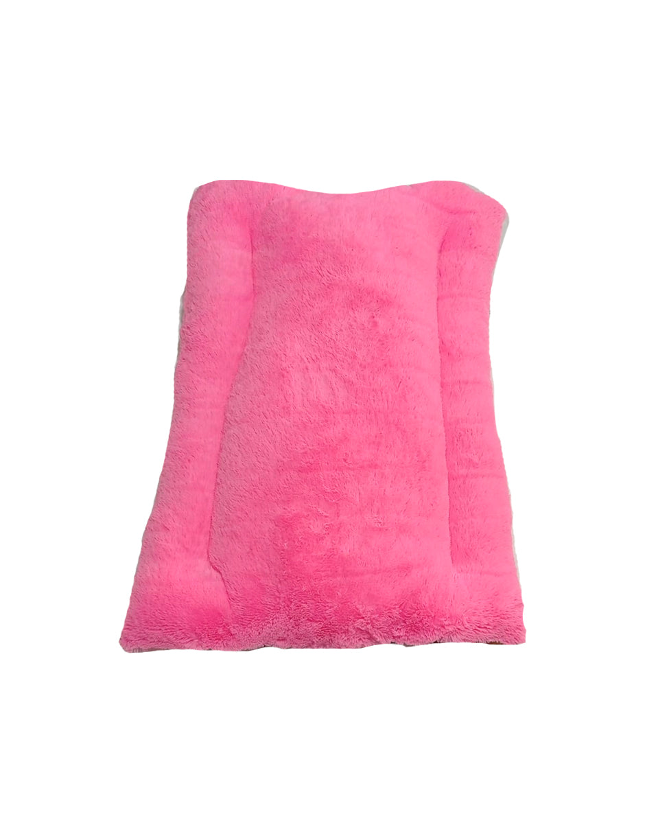 Cama Rectangular Grande, Suave y Antiestrés para Perro