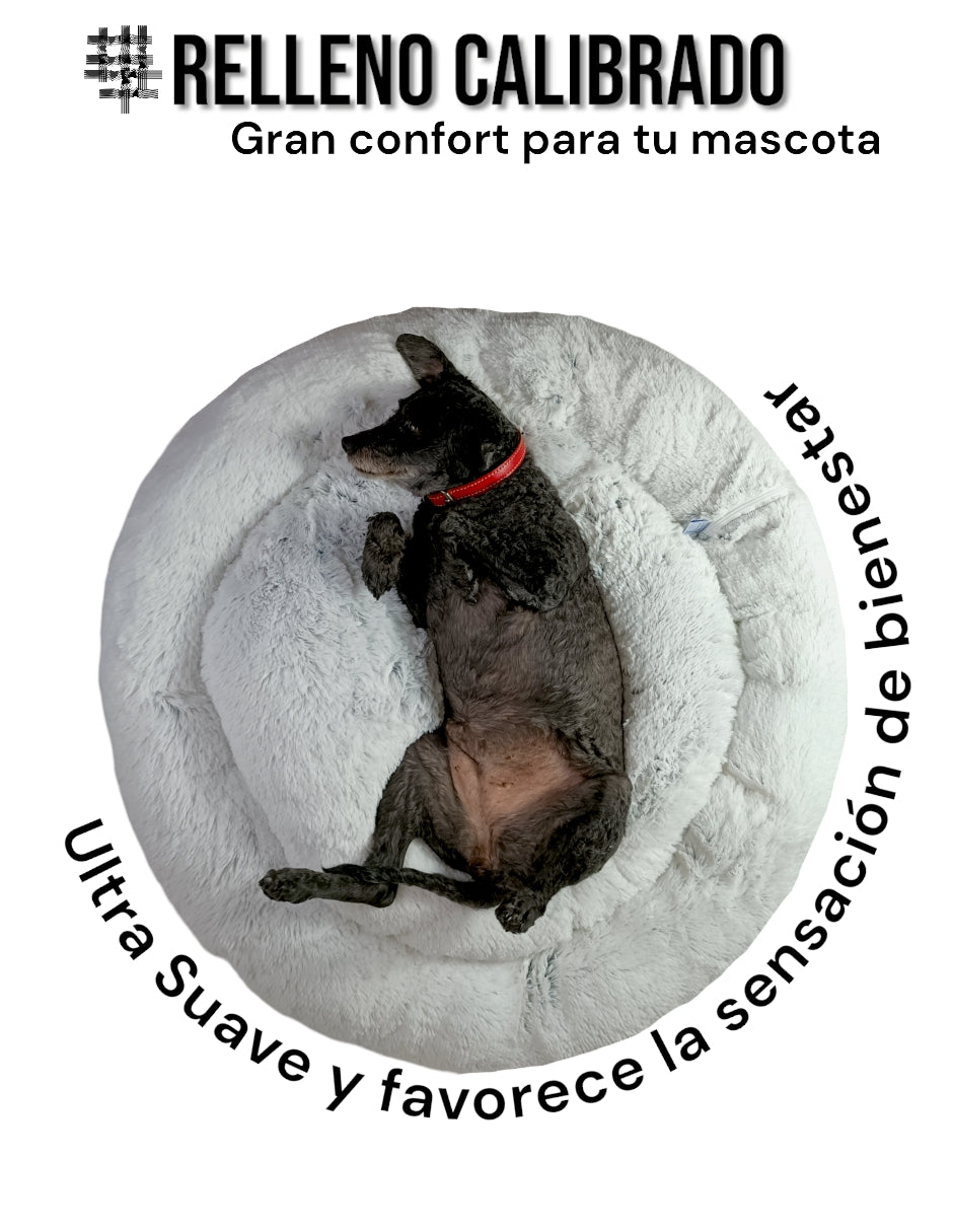 Cama Antiestrés para perro, Suave y Cómoda, ¡Nevada!
