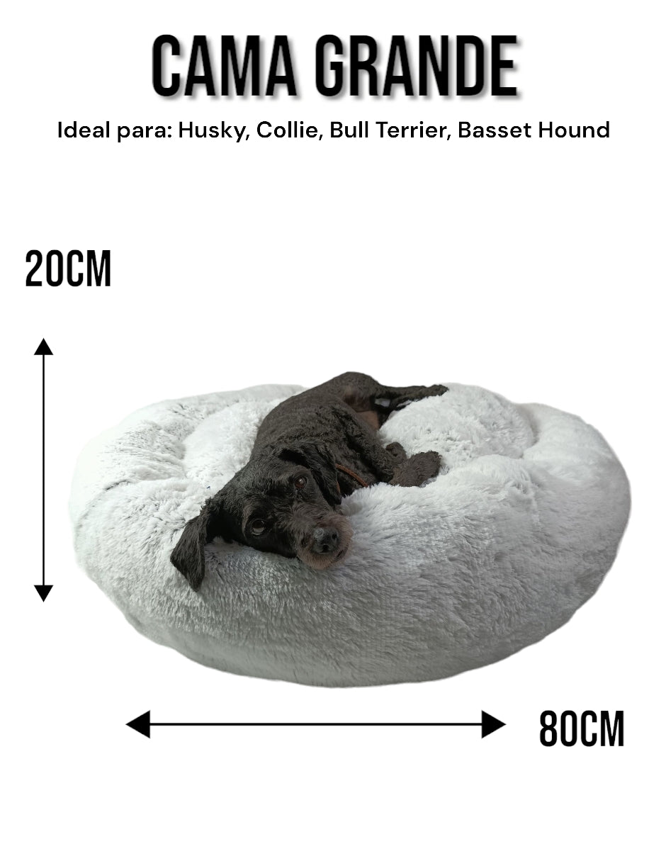 Cama Antiestrés para perro, Suave y Cómoda, ¡Nevada!