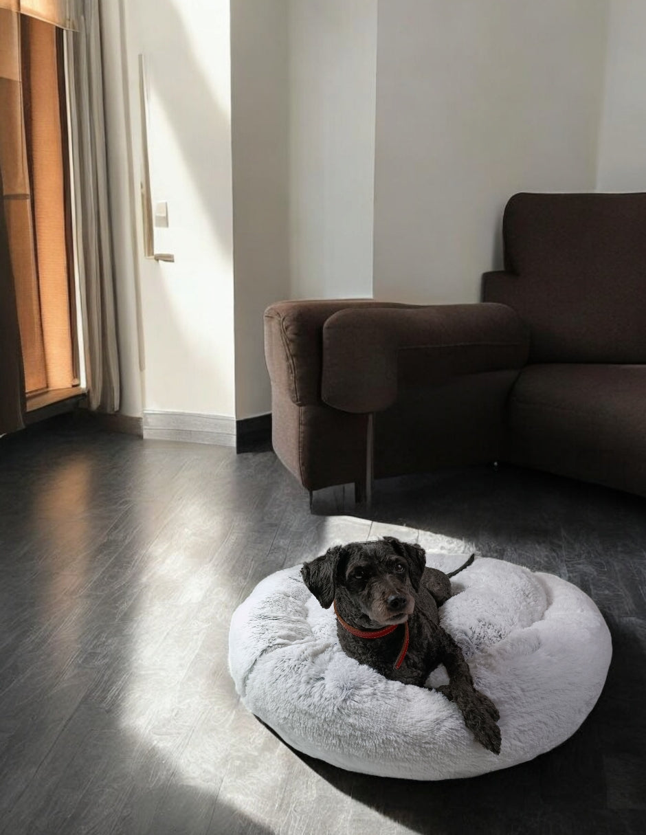 Cama Antiestrés para perro, Suave y Cómoda, ¡Nevada!