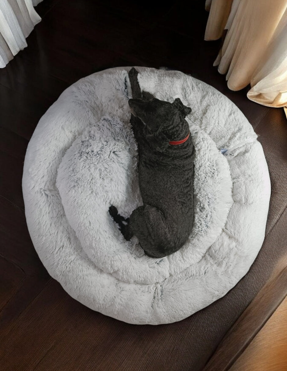 Cama Antiestrés para perro, Suave y Cómoda, ¡Nevada!