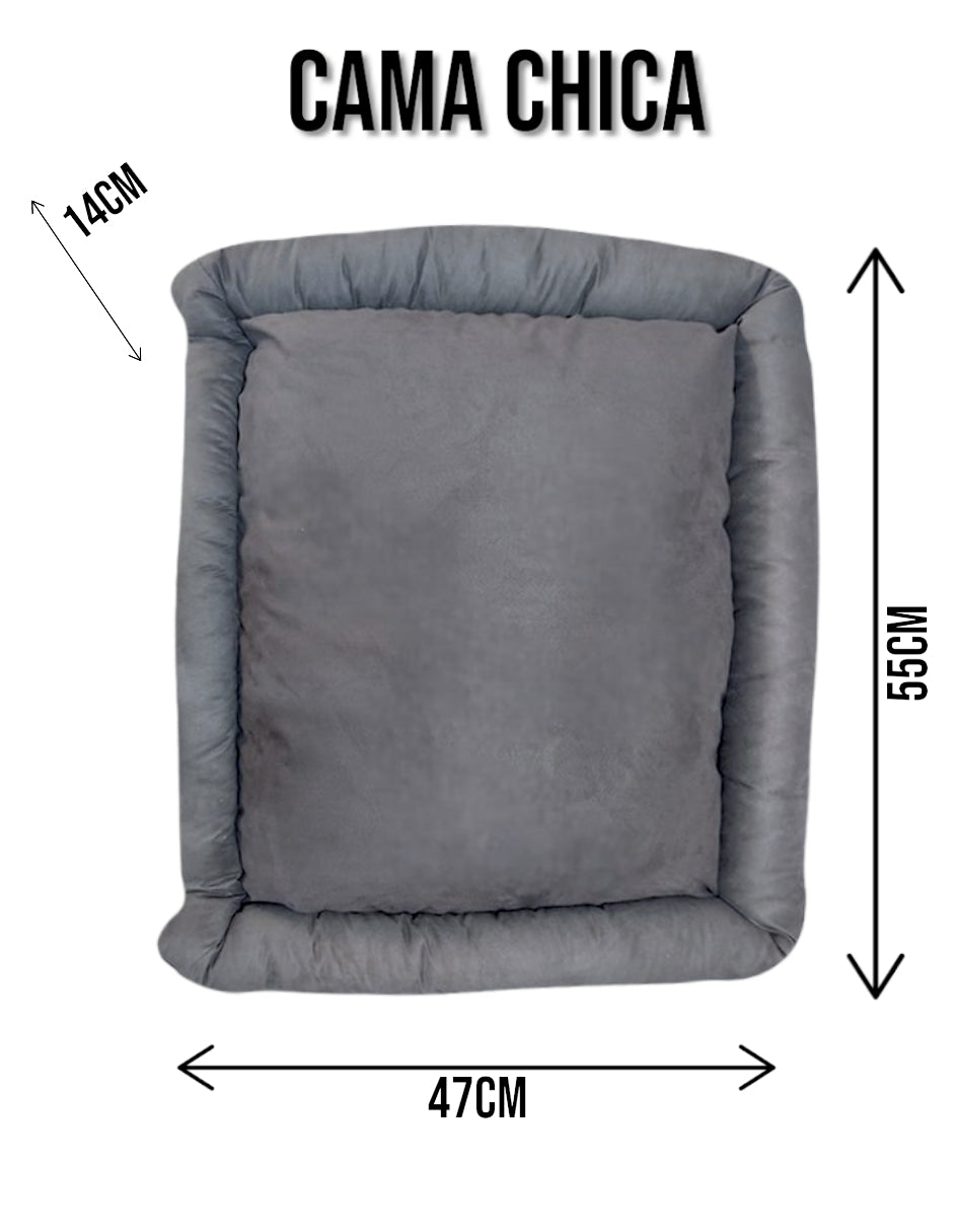 Cama Rectangular Lunics Para Perro Cómoda y Resistente