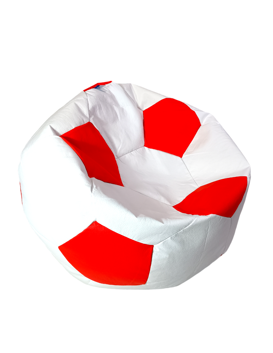 Sillón Puff, Balón de Soccer Kids, Suave y Confortable