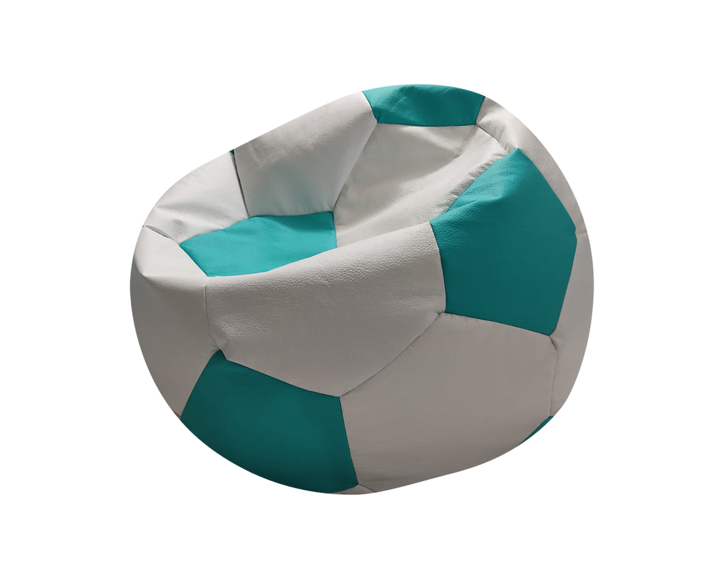Sillón Puff, Balón de Soccer Kids, Suave y Confortable