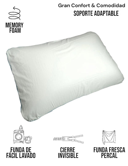 Almohada de Descanso Lunics Memory Foam