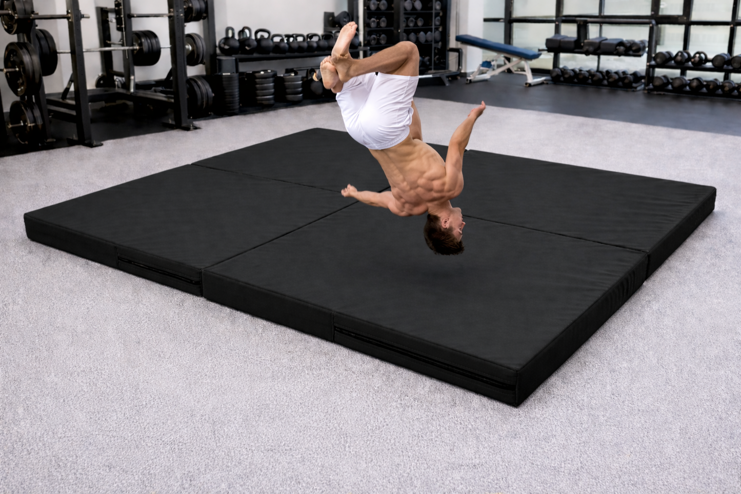 4 Pzas Colchonetas Lunics Para Gimnasio o Yoga 100x60x5cm