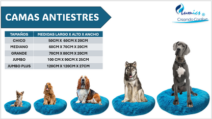Cama Antiestrés, Suave y Cómoda, varios colores y tamaños