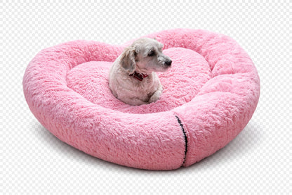 Cama Corazón, Antiestrés Grande para Mascota, Lunics®