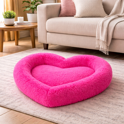 Cama Corazón, Antiestrés Grande para Mascota, Lunics®