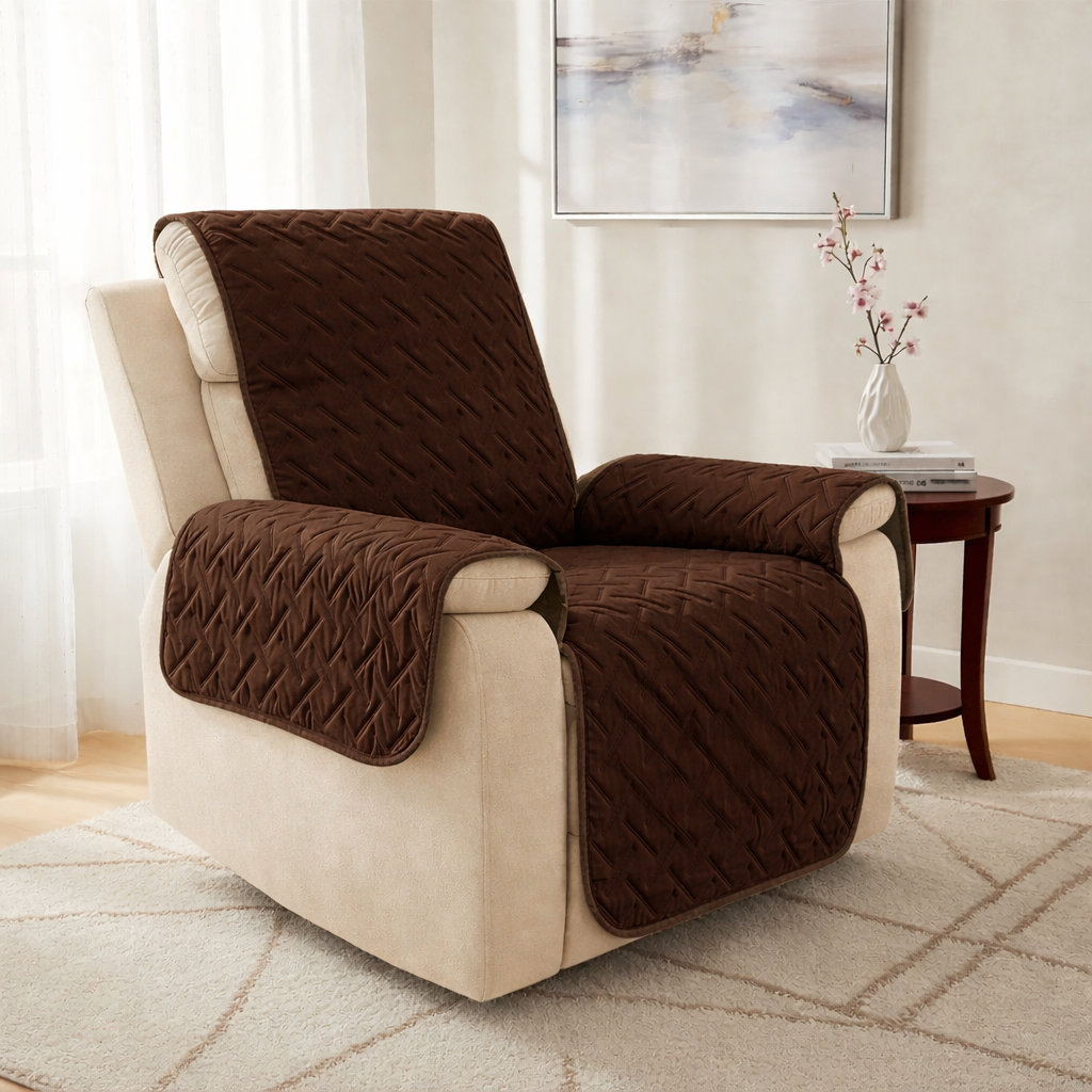 Protector Para Sillón Doble Vista Capitonado Lunics
