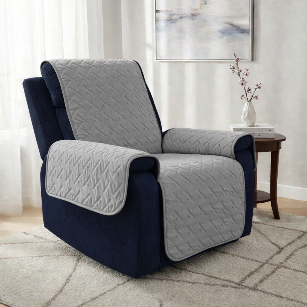 Protector Para Sillón Doble Vista Capitonado Lunics