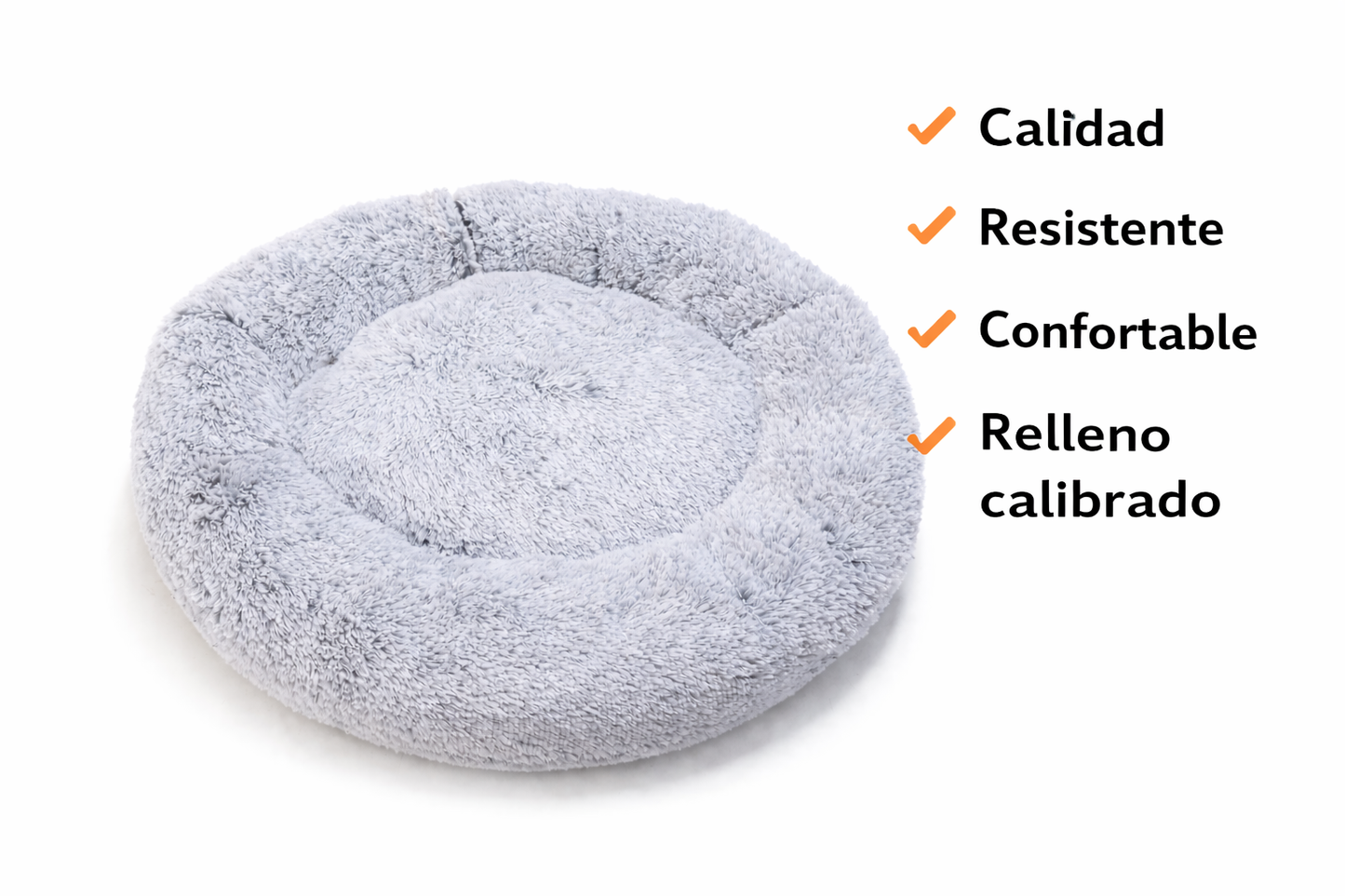 Cama Antiestrés Jaspeada Grande para mascota