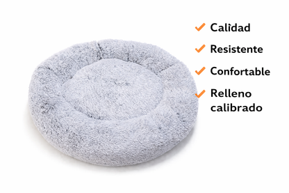 Cama Antiestrés Jaspeada Grande para mascota