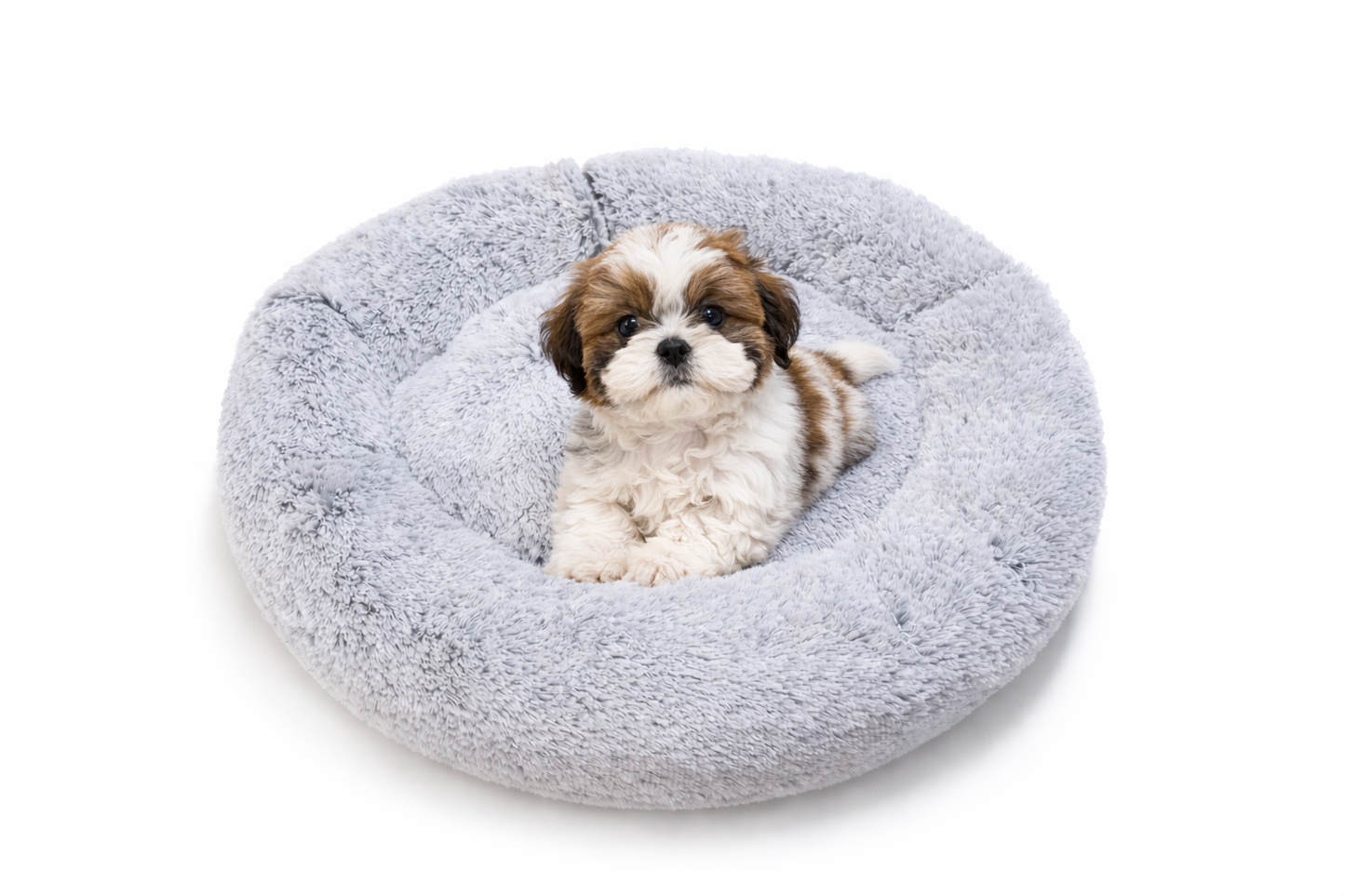 Cama Antiestrés Jaspeada Grande para mascota