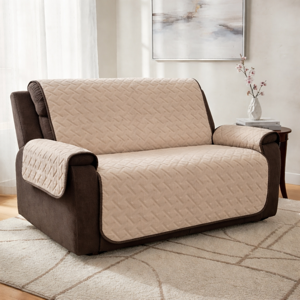 Protector Para Love Seat Doble Vista Capitonado Lunics