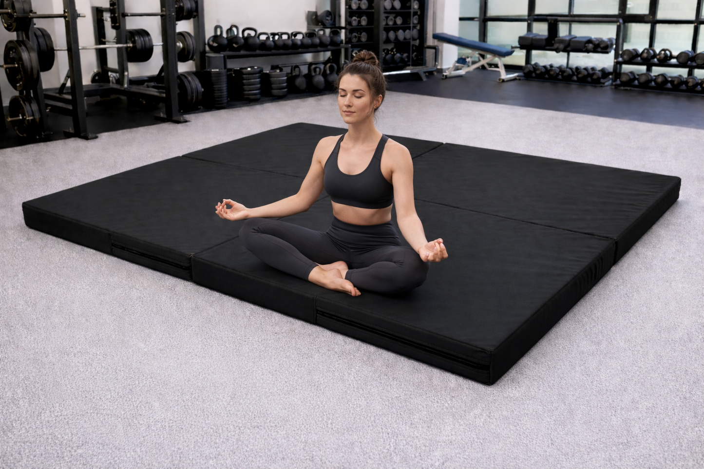 4 Pzas Colchonetas Lunics Para Gimnasio o Yoga 100x60x5cm